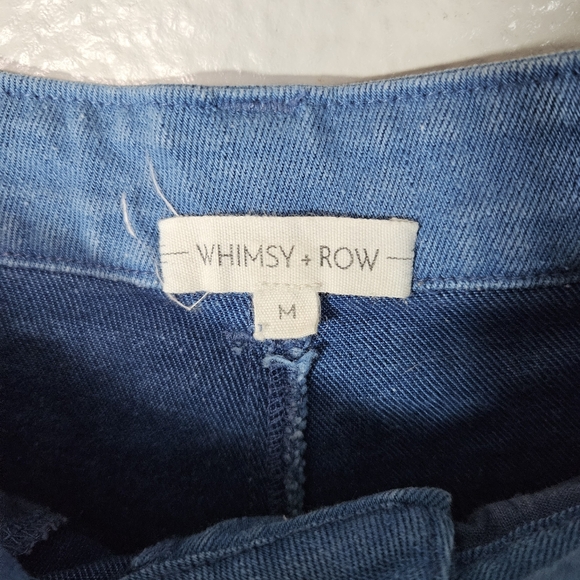 Whimsy + Row Flora Wide Cropped Leg Pant Size M - Picture 13 of 15